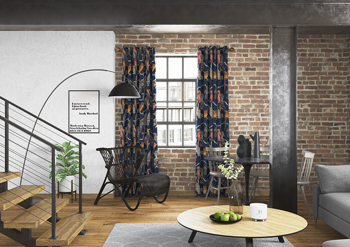 Aviary, Marine - Made to Measure Curtains - Image 5